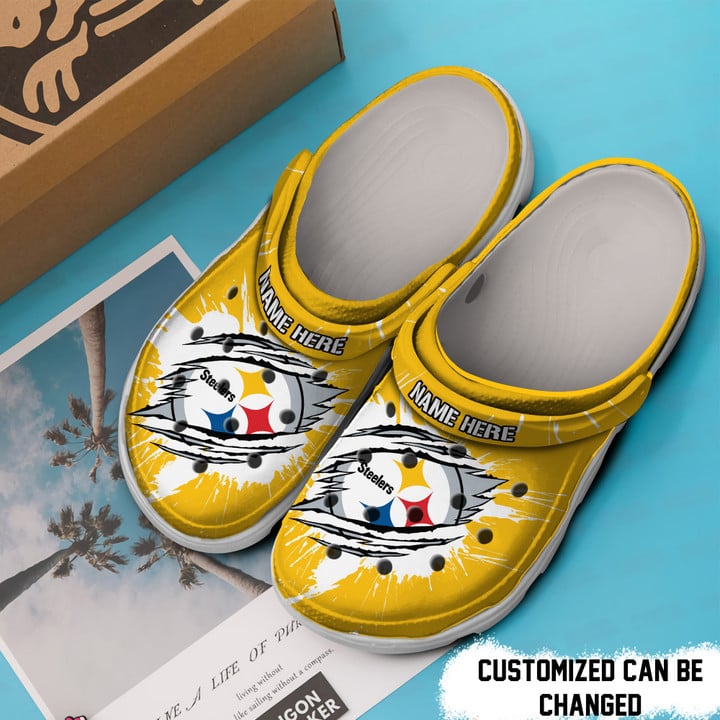 Pittsburgh Steelers Personalized Limited Clog BG250