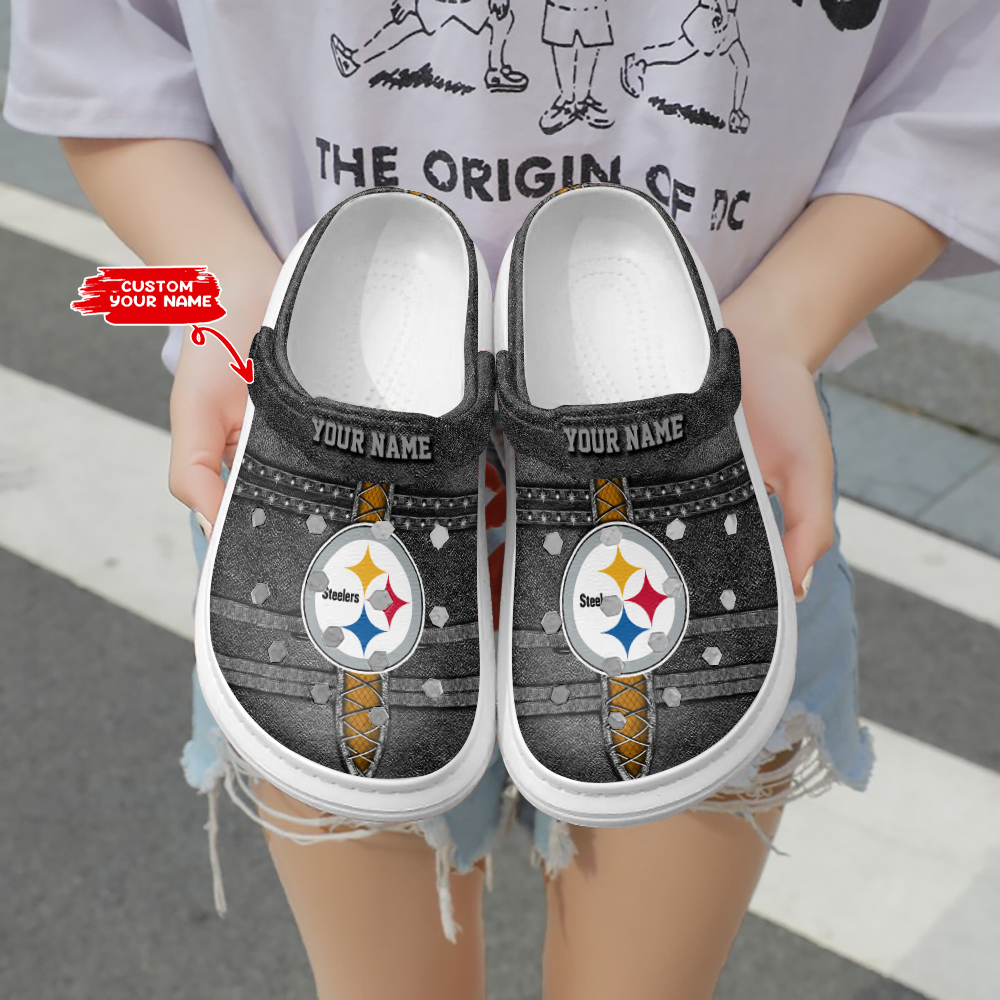 Pittsburgh Steelers Personalized Limited Clog BGCR356