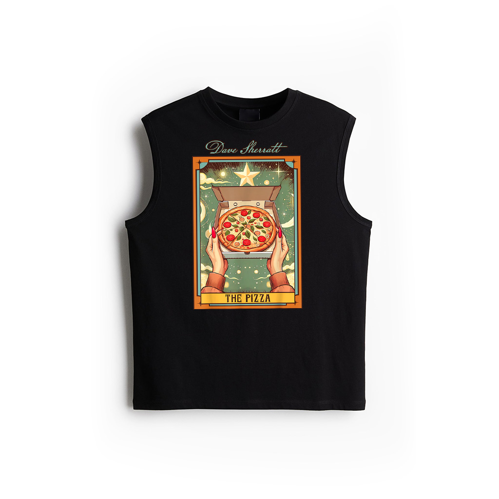 Pizza Lover Pizza Food Lover Foodie The Pizza Tarot Card Tank Top