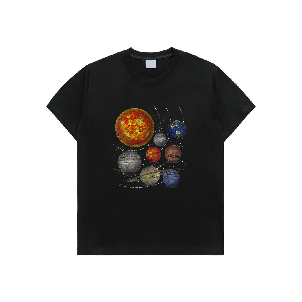 Planets Sun Universe Galaxy Outer Space Science T-Shirt