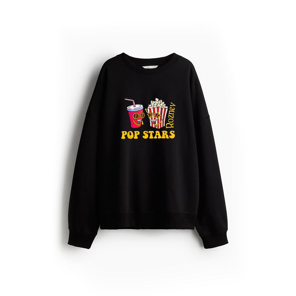 Pop Stars Popcorn Lover Kettle Corn Popped Corn Sweatshirt New Arrivals