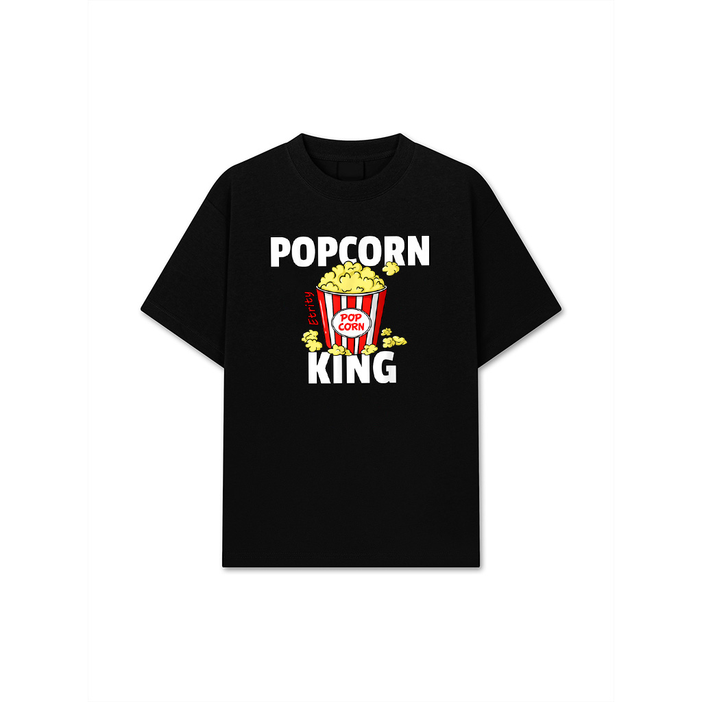 Popcorn King Cinema Movie Snack T-Shirt