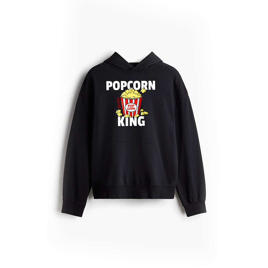 Popcorn King Cinema Movie Snack Hoodie