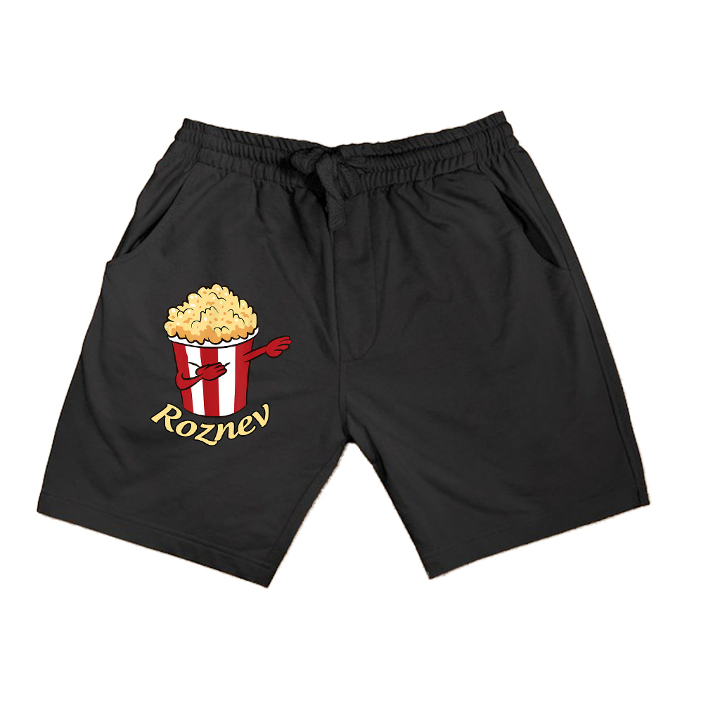 Popcorn Movie Night Cinema Dabbing Popcorn Shorts 