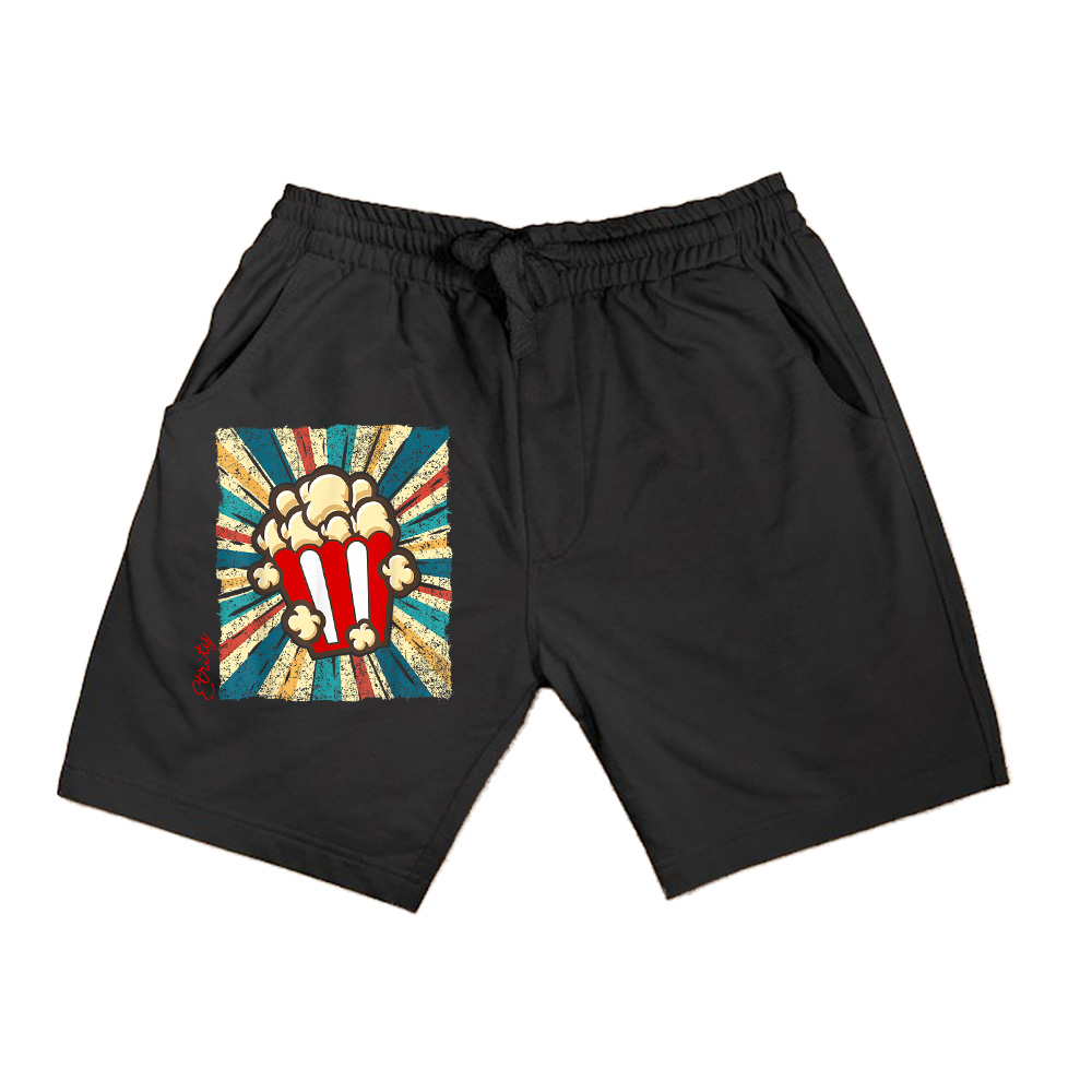 Popcorn Vintage, Movie Theater, Popcorn Lover Shorts