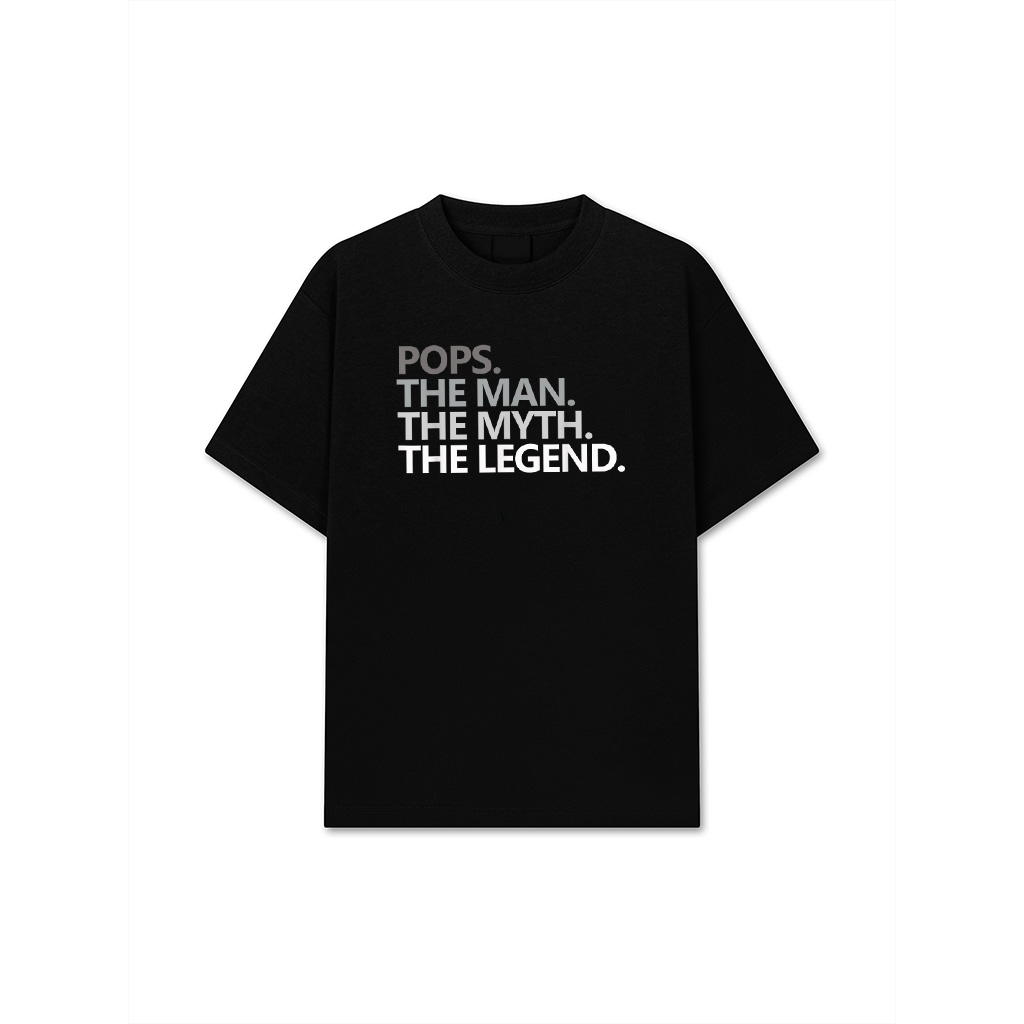 POPS THE MAN THE MYTH THE LEGEND Father's Day Gift Grandpa T-Shirt