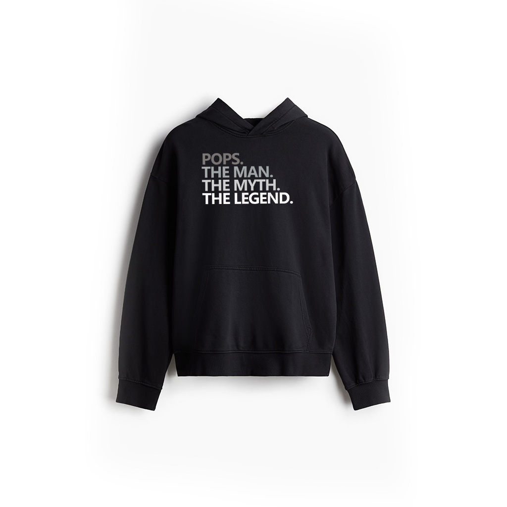 POPS THE MAN THE MYTH THE LEGEND Father's Day Gift Grandpa Hoodie