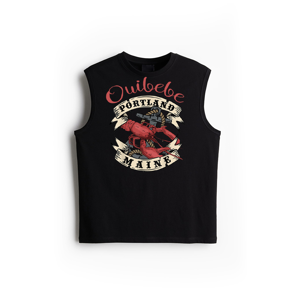 Portland Maine State Design Vintage Anchor And Lobster Tank Top 28-07-2025