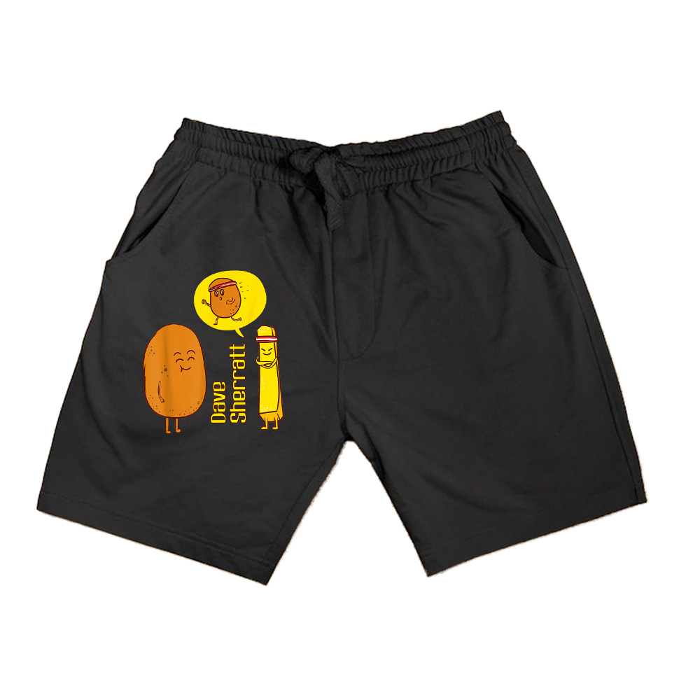 Potato Wants To Do Sports Funny Fun Fries Fastfood Shorts
