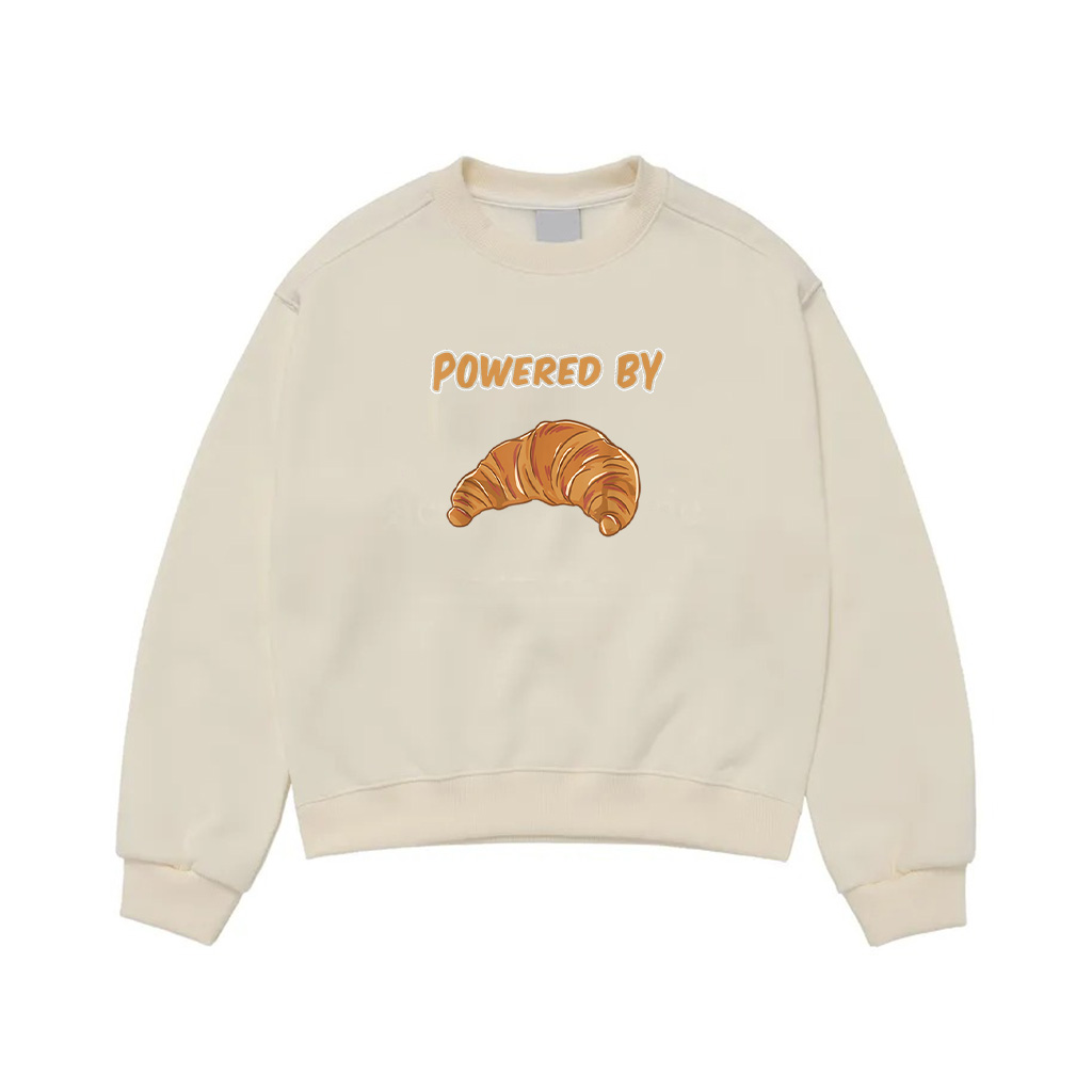 Powered By Crossant Sweatshirts