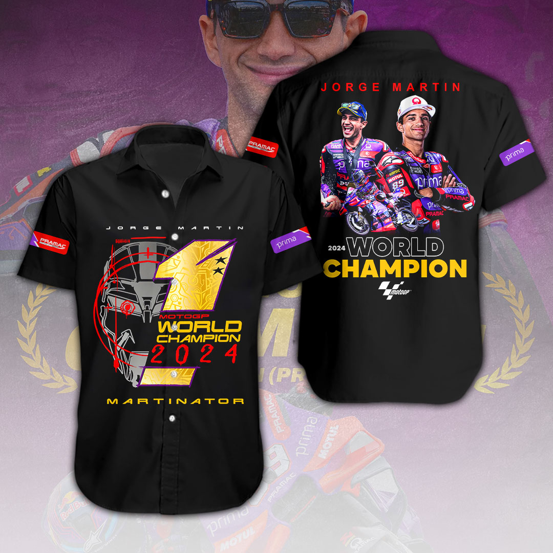 Prima Pramac Racing X Jorge Martn Motogp Hawaiian Shirt Gifts For Fans