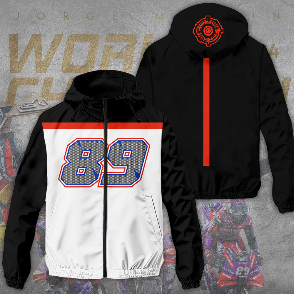 Prima Pramac Racing X Jorge Martn Racing F1 Style Windbreaker Jacket For Fans