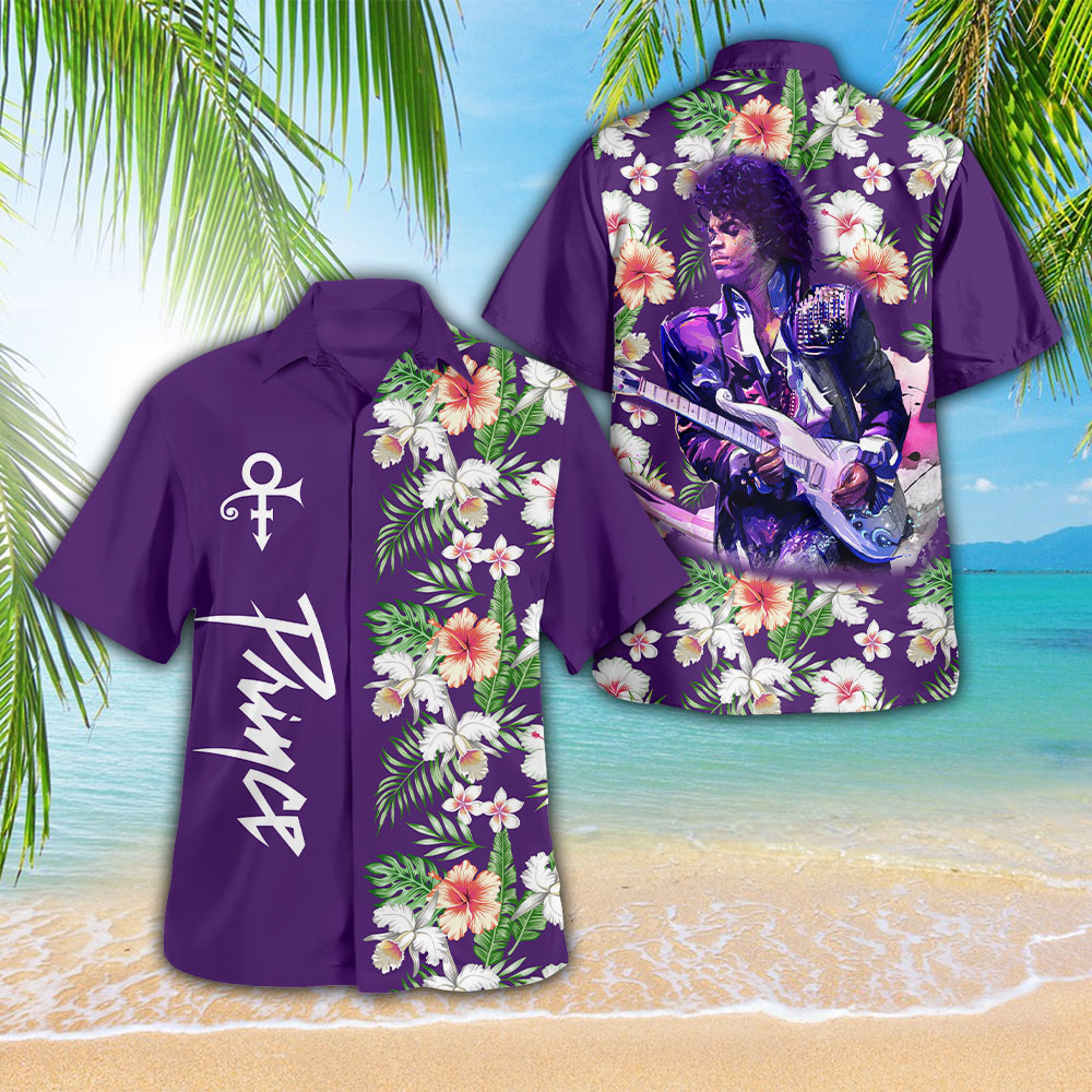 Prince Music Hawaiian Shirt Gifts For Fans