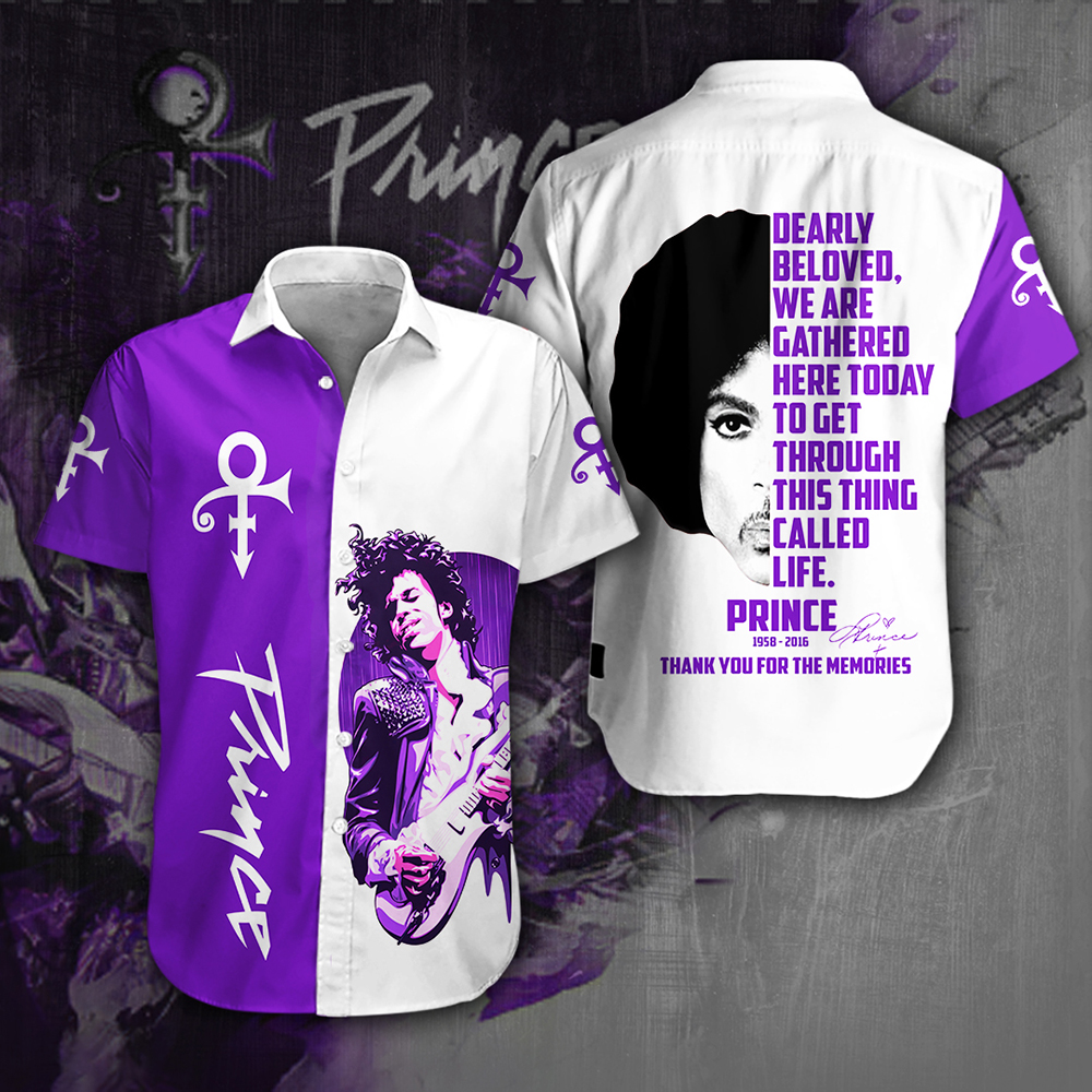 Prince Music Hawaiian Shirt Gifts For Fans