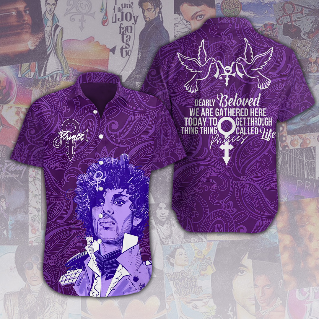 Prince Music Hawaiian Shirt Gifts For Fans