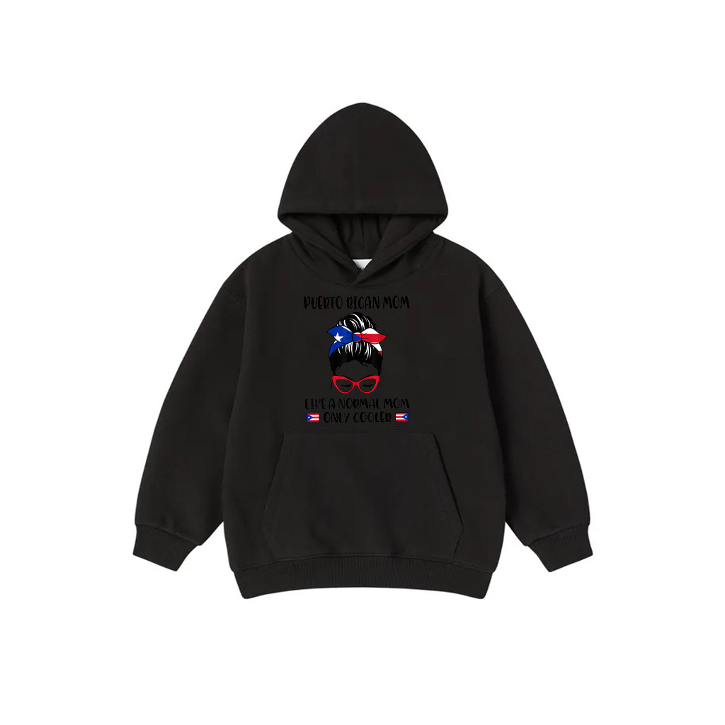 Puerto Rican Mom Like A Normal Mom Only Cooler Mother's Day Hoodie