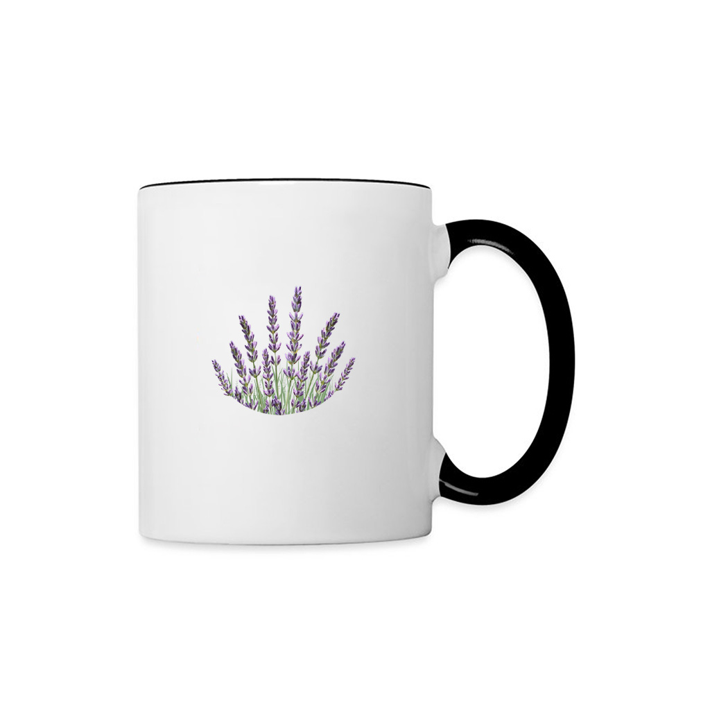 Purple Flowers Lavender Mug