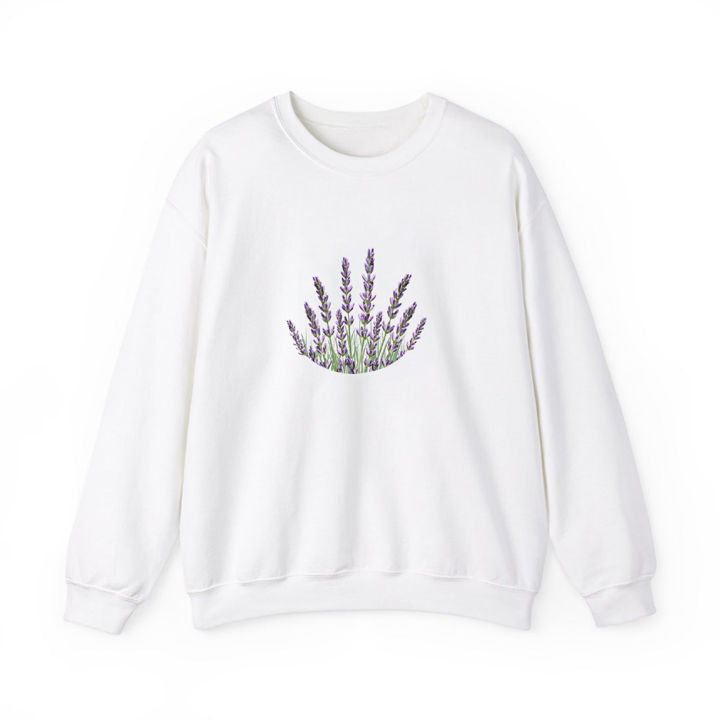 Purple Flowers Lavender Sweatshirts
