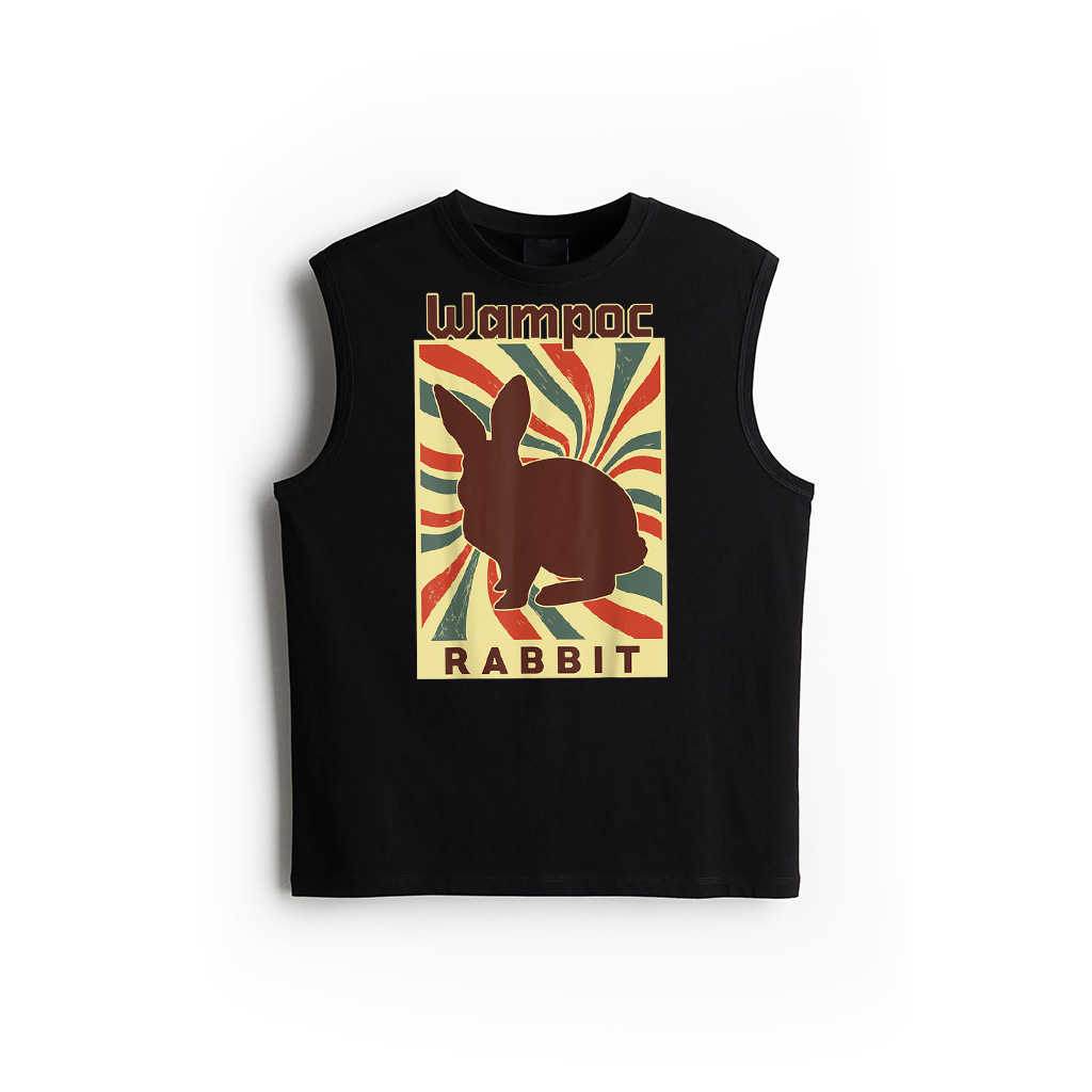 Rabbit Animal Retro Vintage Rabbit Tank Top