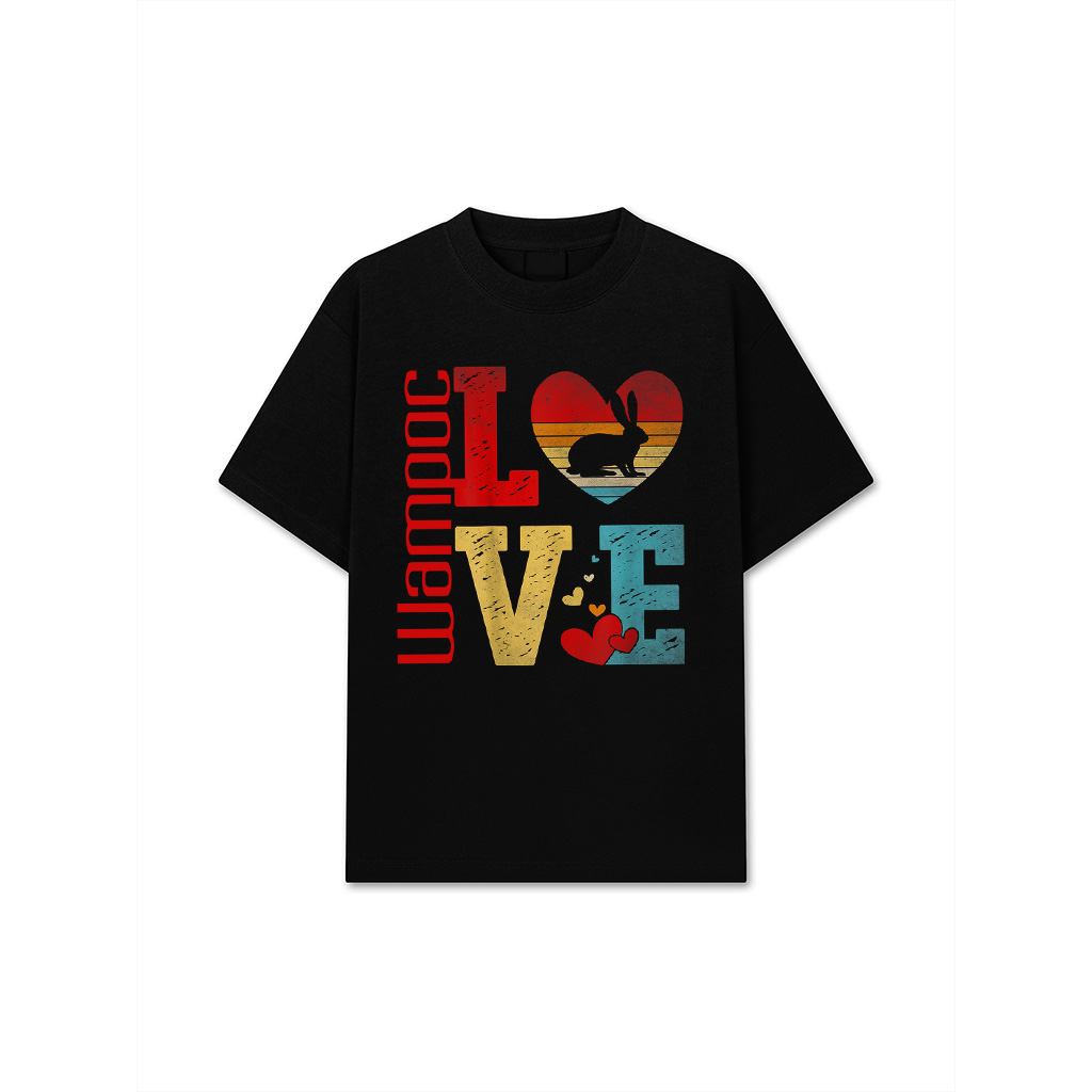 Rabbit Love Retro Vintage Rabbit Funny Rabbit Love T-Shirt