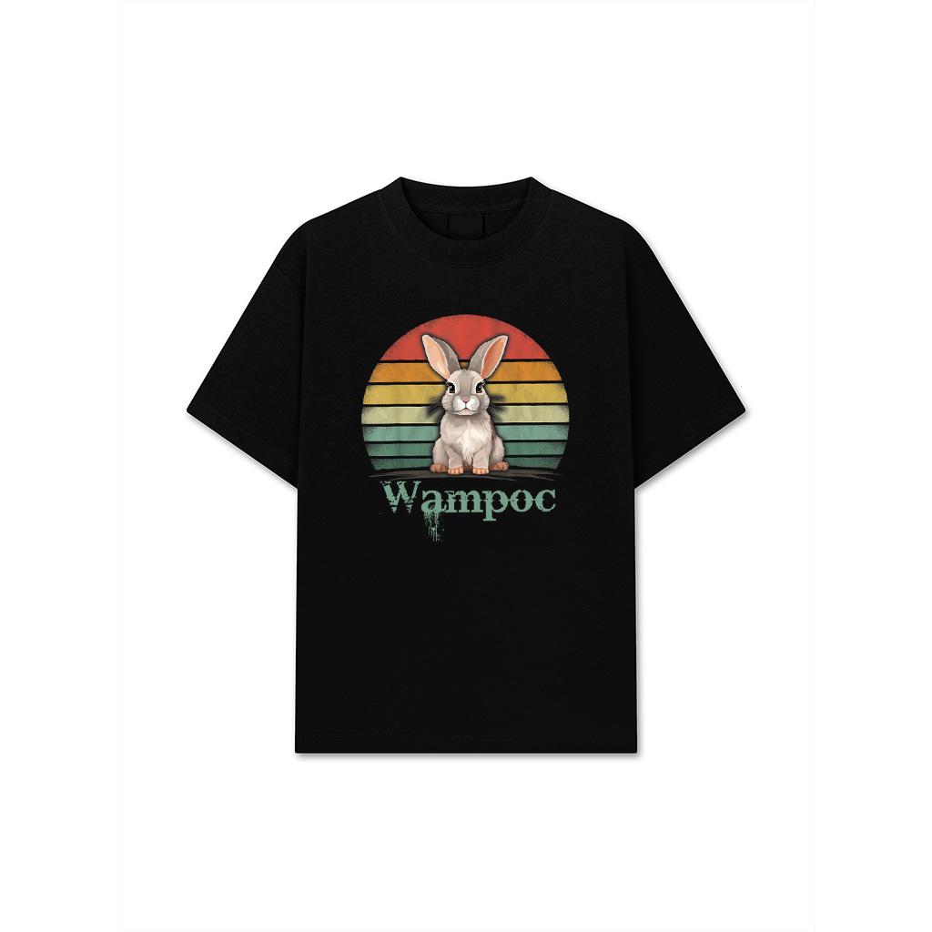 Rabbit Lover Retro Style Distressed Vintage Rabbit T-Shirt