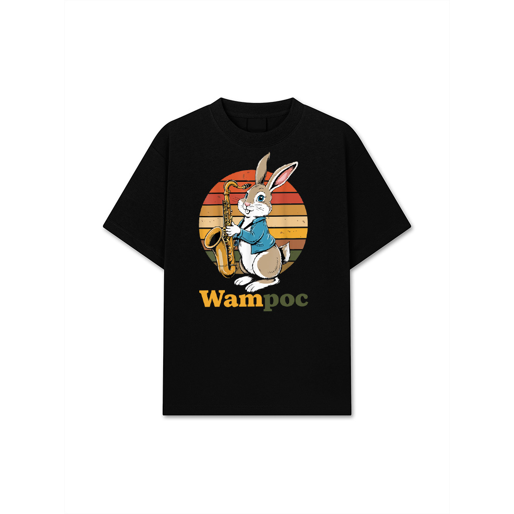 Rabbit Playing Saxophone Jazz Sax Musician Saxophonist T-Shirt