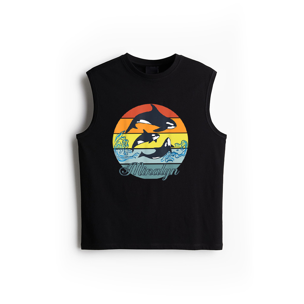 Rainbow Whale Tank Top
