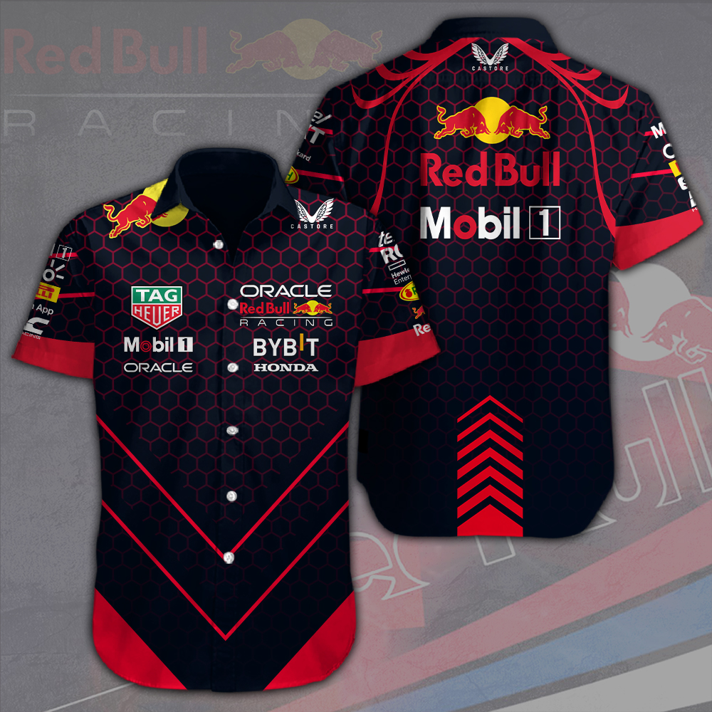 Red Bull F1 Racing Hawaiian Shirt Gifts For Fans