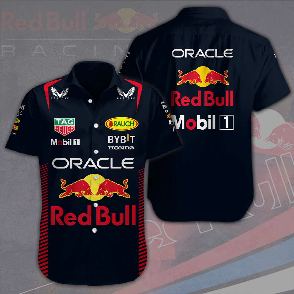 Red Bull F1 Racing Hawaiian Shirt Gifts For Fans