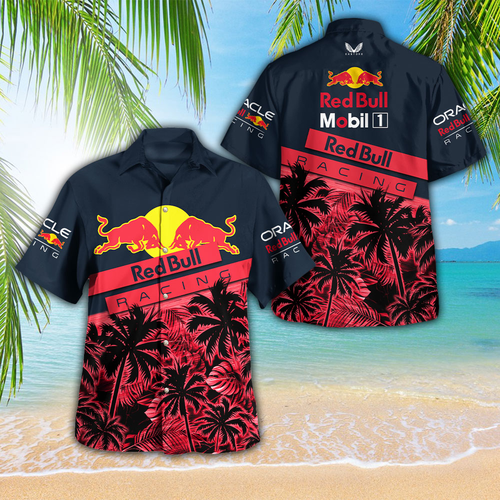 Red Bull F1 Racing Hawaiian Shirt Gifts For Fans