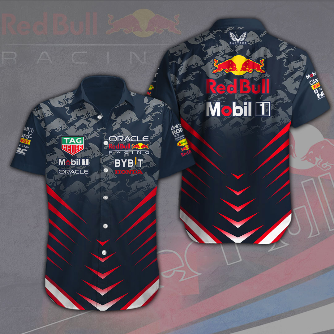 Red Bull F1 Racing Hawaiian Shirt Gifts For Fans