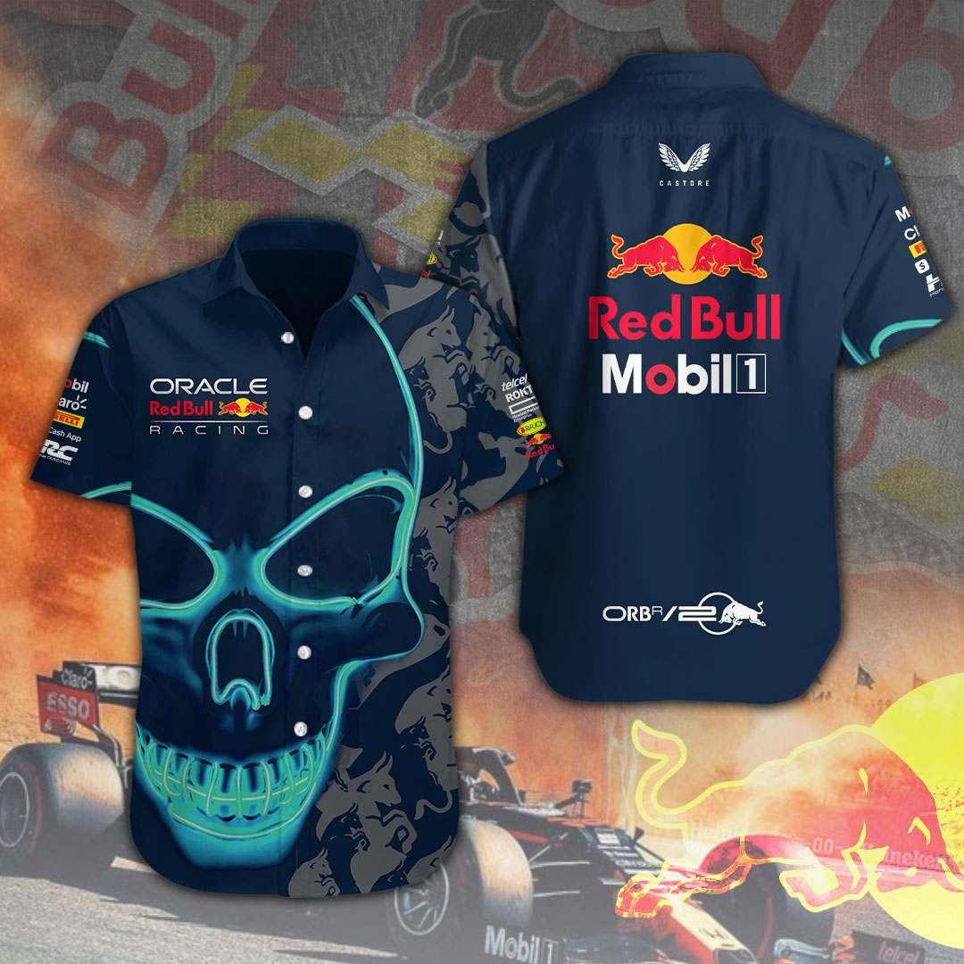 Red Bull F1 Racing Hawaiian Shirt Gifts For Fans