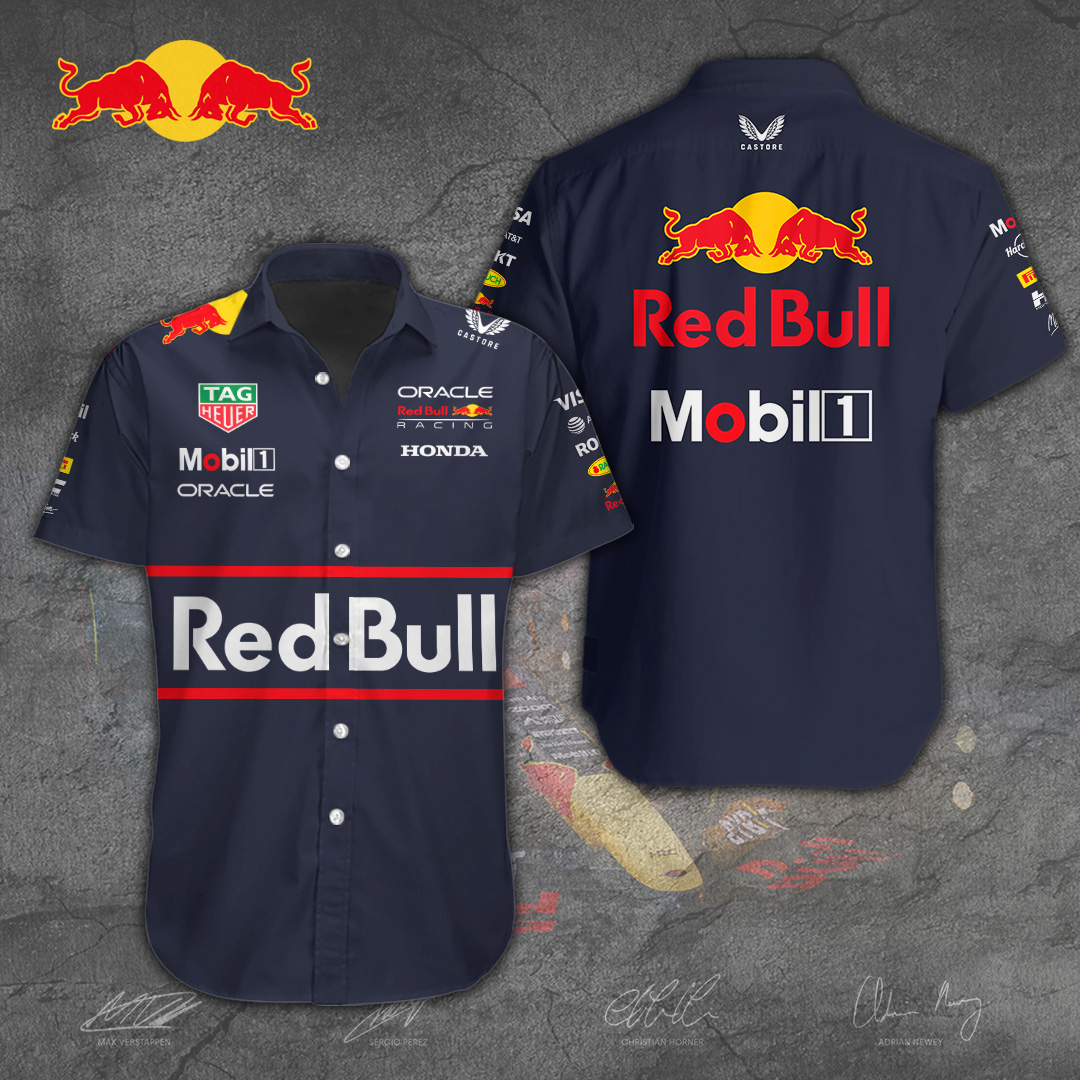 Red Bull F1 Racing Hawaiian Shirt Gifts For Fans