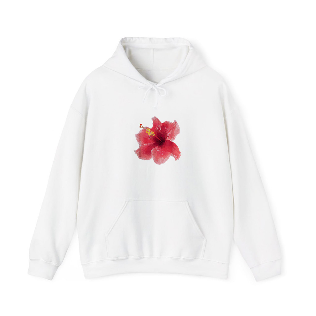 Red Hibiscus Hoodie