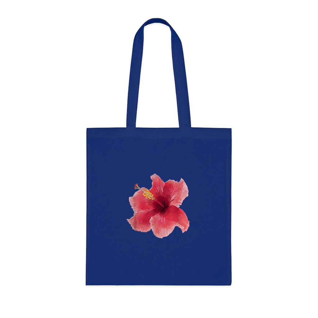 Red Hibiscus Tote Bag