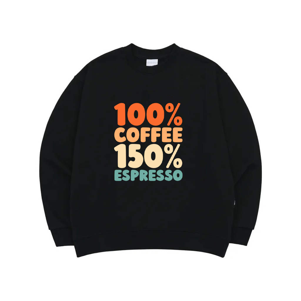 Retro Barista Beans Vintage Coffee Espresso Sweatshirt