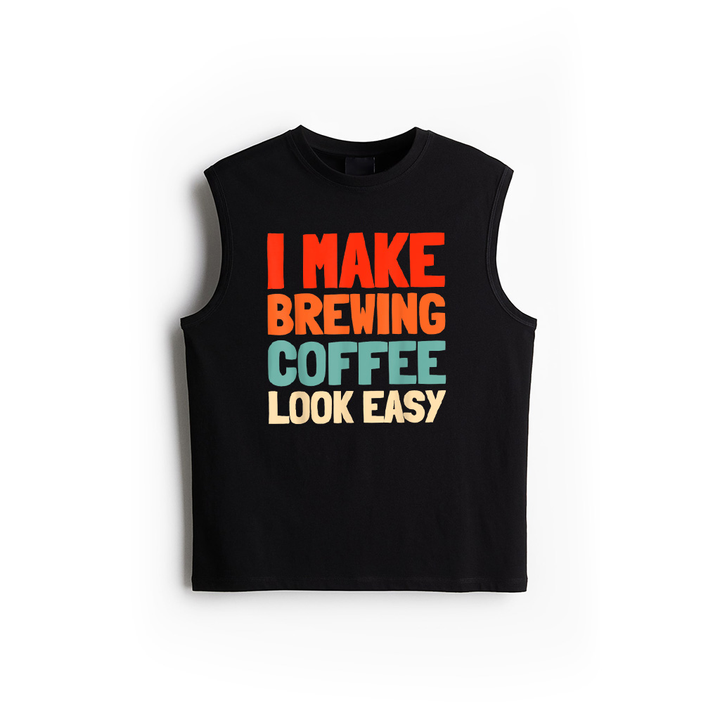 Retro Barista Cafe Espresso Coffee Vintage Barista Tank Top