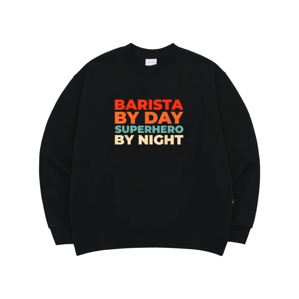 Retro Barista Espresso Cafe Coffee Vintage Barista Sweatshirt