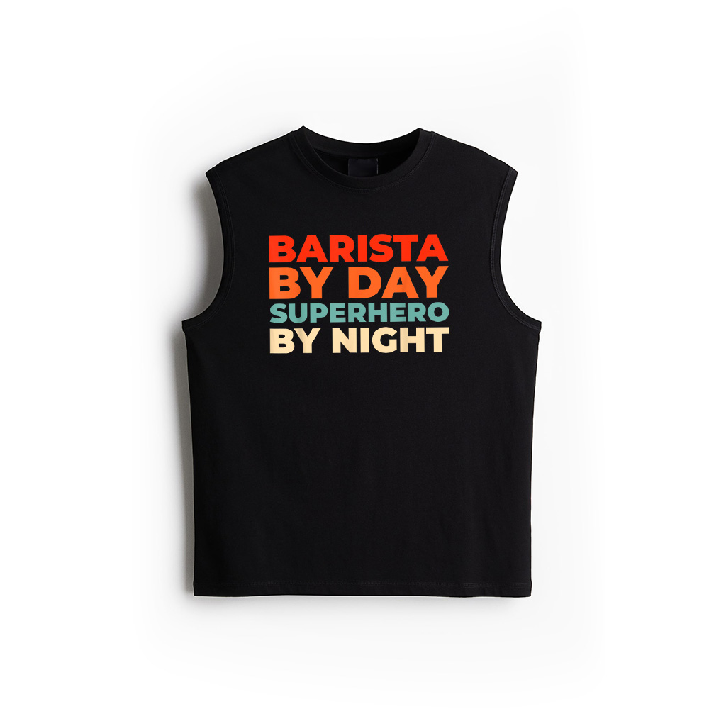 Retro Barista Espresso Cafe Coffee Vintage Barista Tank Top