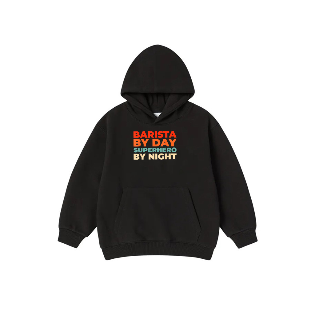 Retro Barista Espresso Cafe Coffee Vintage Barista Hoodie