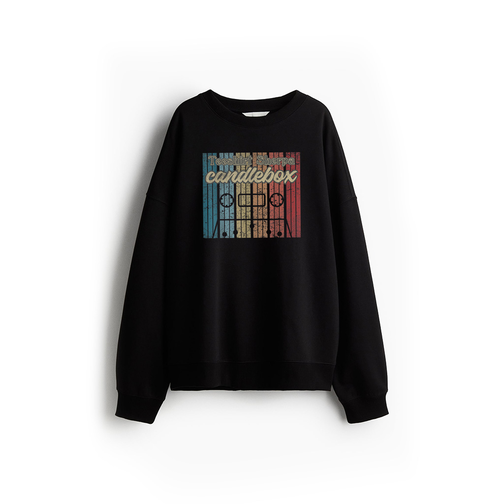 Retro Candle Musician Box Cassette Tape 90S Vintage Sweatshirt