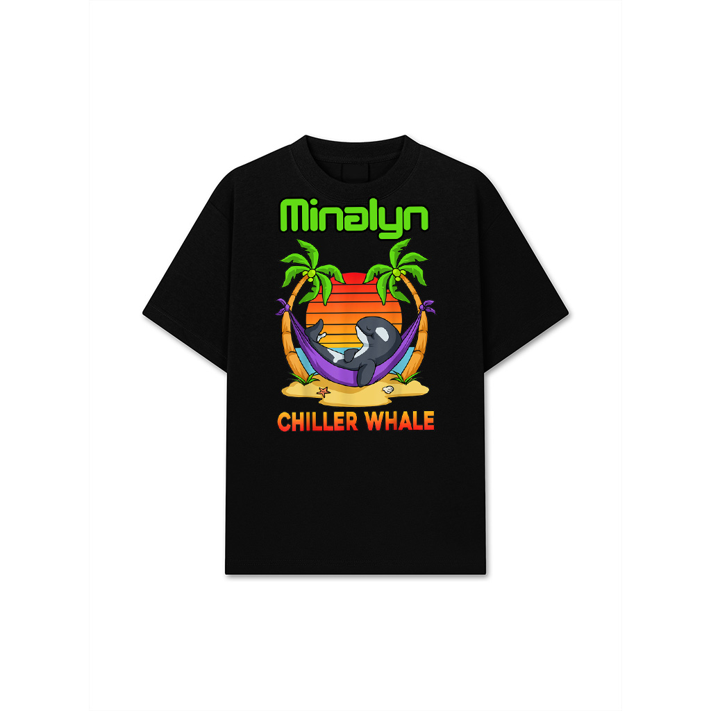 Retro Chiller Whale Funny Orca Chilling Ocean Vintage Whale T-Shirt