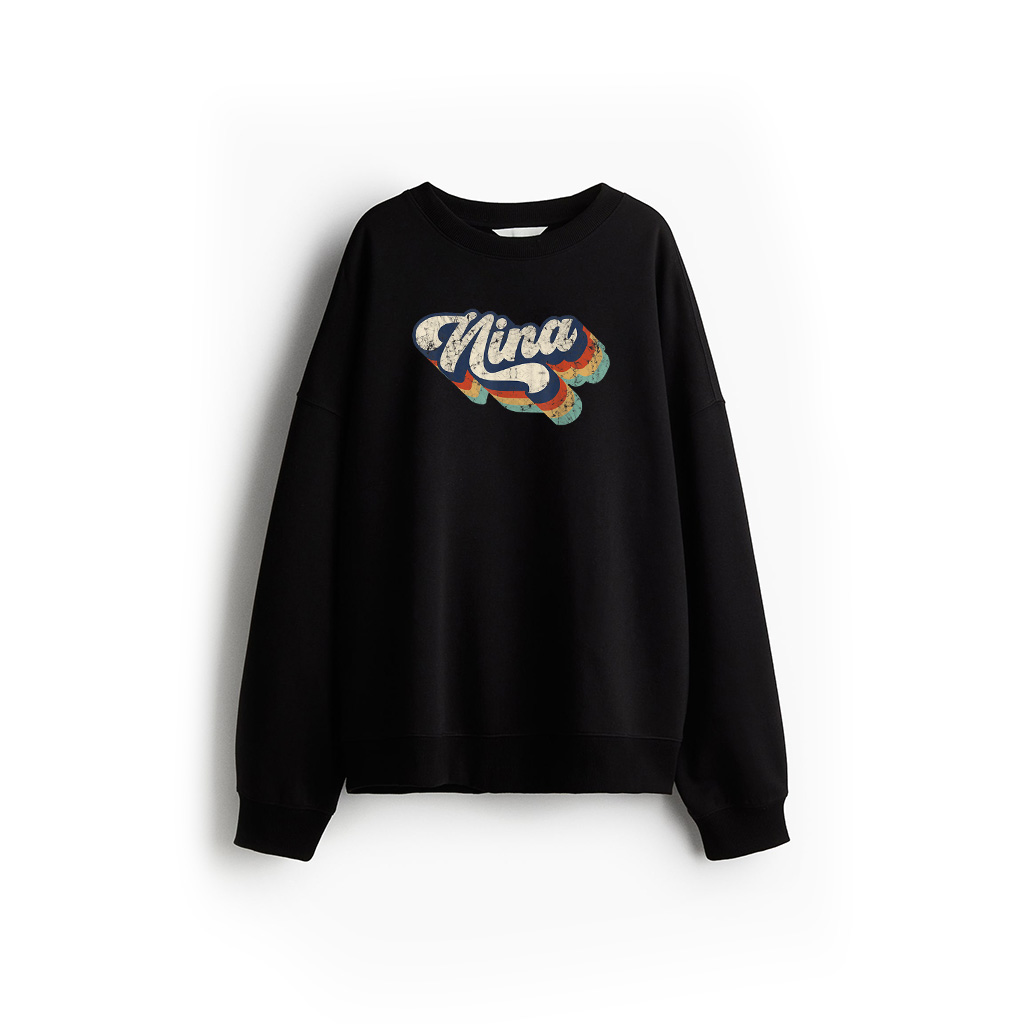 Retro Cute Nina For Grandma Best Nina Ever Mother's Day Sweatshirt