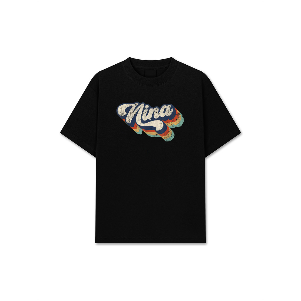Retro Cute Nina For Grandma Best Nina Ever Mother's Day T-Shirt