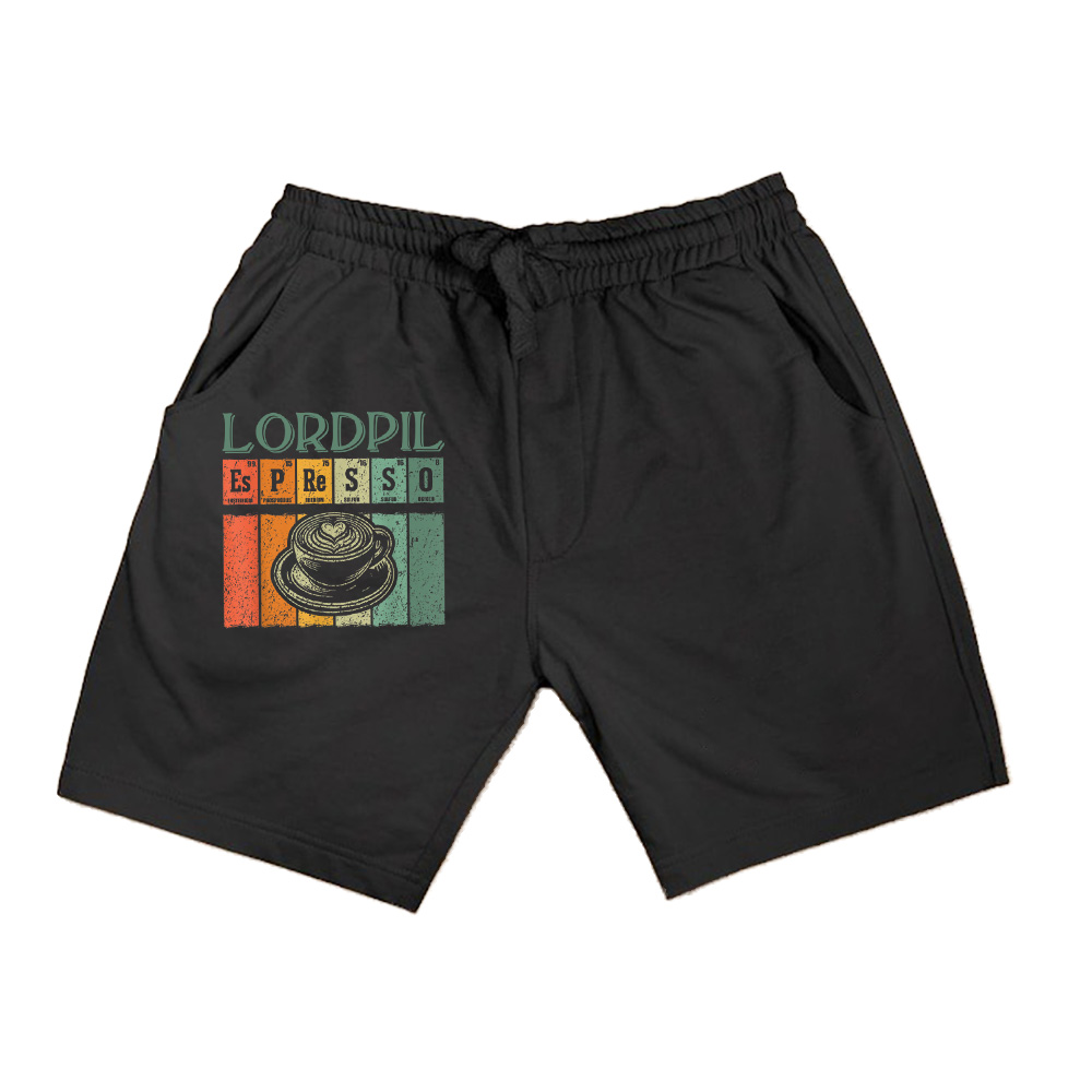 Retro Espresso Lover Periodic Elements Espresso Shorts