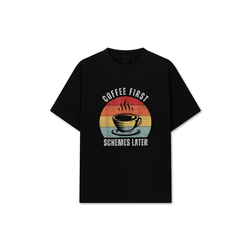 Retro Espresso Morning Coffee Lover Vintage Style Humor T-Shirt