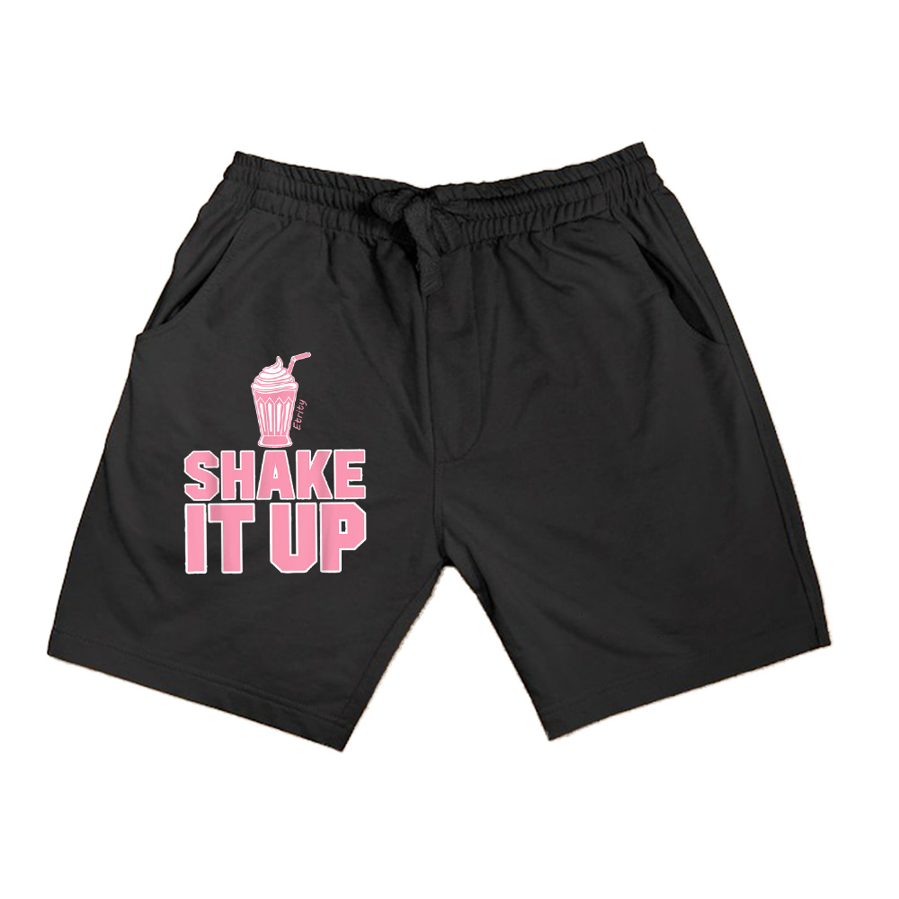 Retro Fast Food Nostalgia Vintage Diner Fries Shakes Burgers Shorts