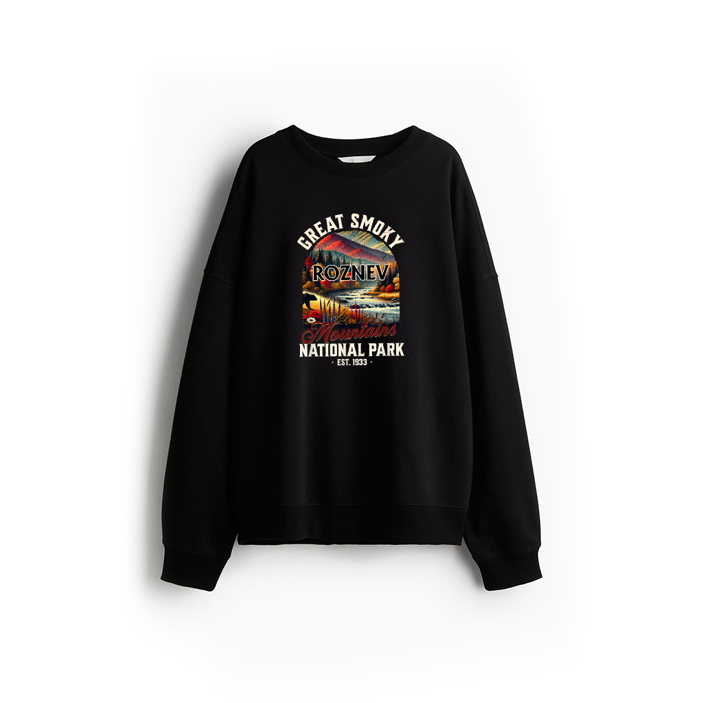 Retro Great Smoky Mountains National Park  Vintage USA Sweatshirt New Arrivals