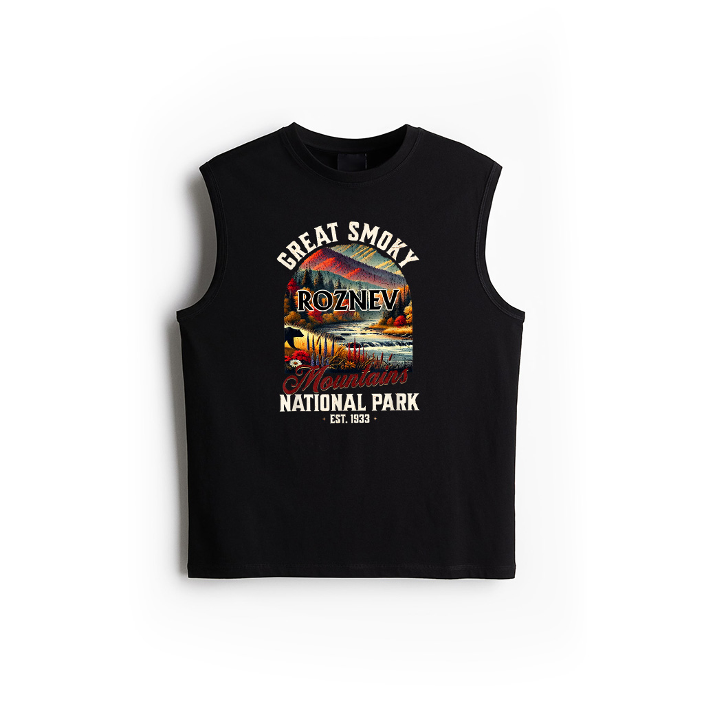 Retro Great Smoky Mountains National Park  Vintage USA Tank Top 