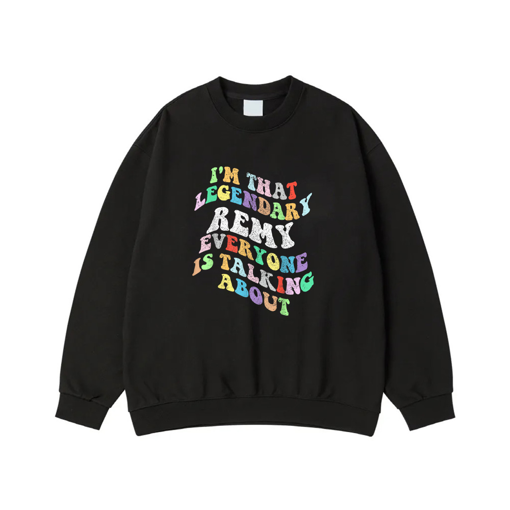 Retro Groovy Remy Personal First Name Funny Mothers Day Sweatshirt